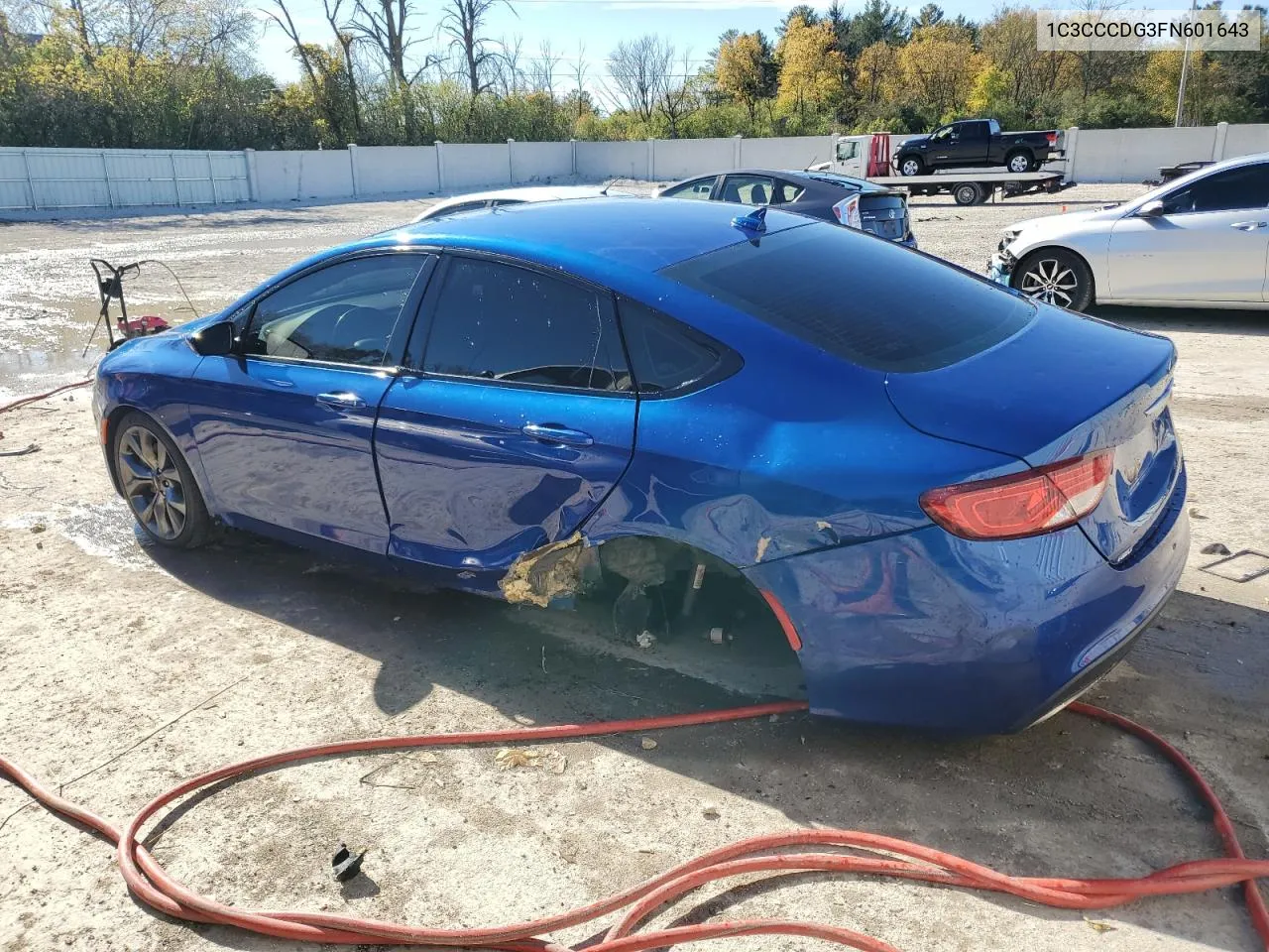 1C3CCCDG3FN601643 2015 Chrysler 200 S