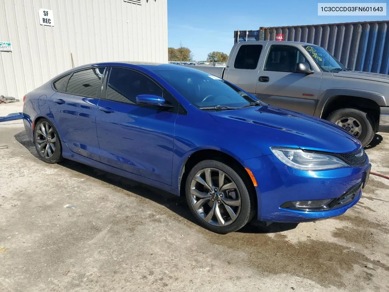 1C3CCCDG3FN601643 2015 Chrysler 200 S