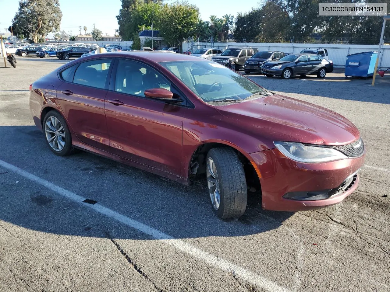 2015 Chrysler 200 S VIN: 1C3CCCBB8FN554133 Lot: 76789463