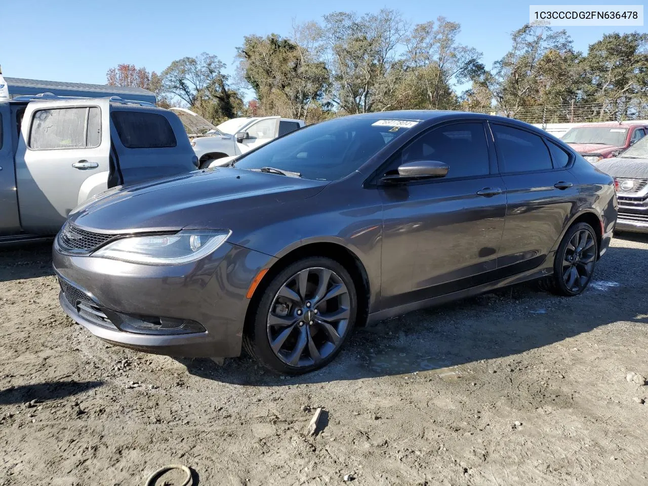 2015 Chrysler 200 S VIN: 1C3CCCDG2FN636478 Lot: 76917804