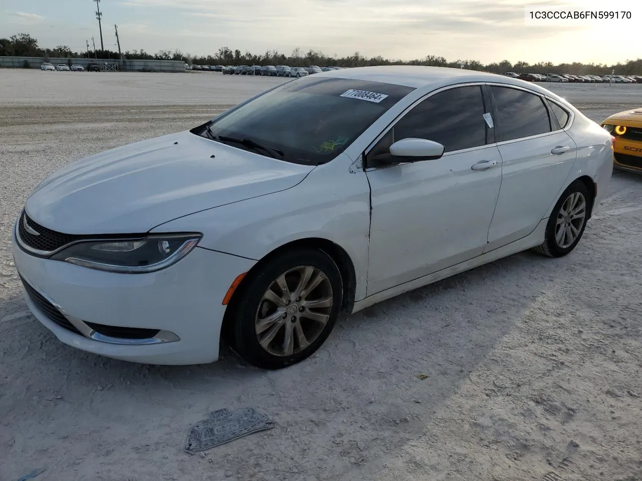 2015 Chrysler 200 Limited VIN: 1C3CCCAB6FN599170 Lot: 77008464