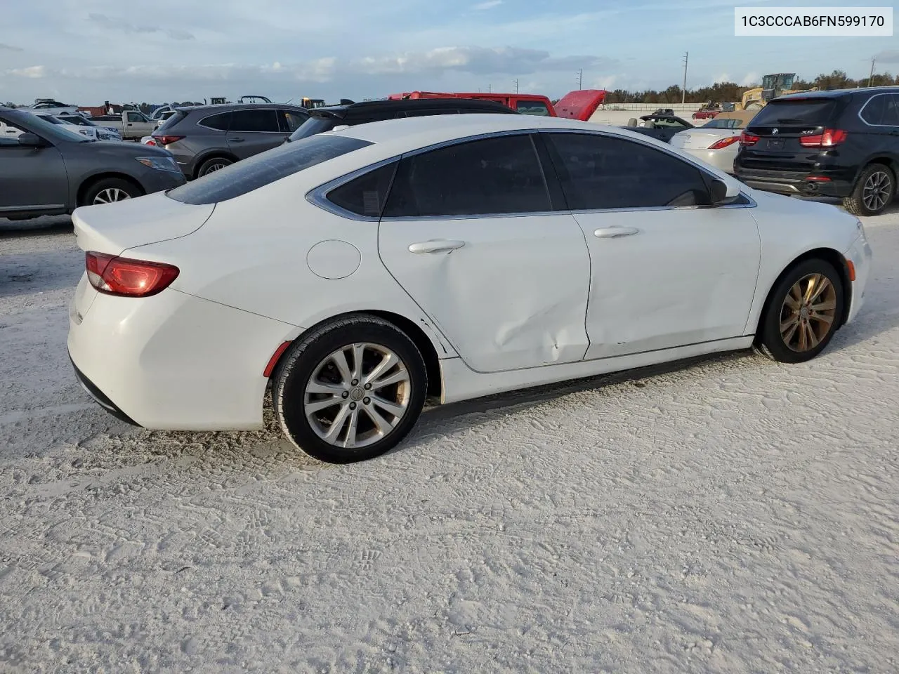 2015 Chrysler 200 Limited VIN: 1C3CCCAB6FN599170 Lot: 77008464