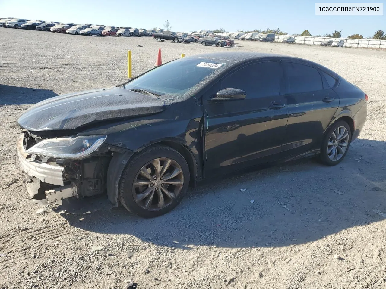 2015 Chrysler 200 S VIN: 1C3CCCBB6FN721900 Lot: 77064564