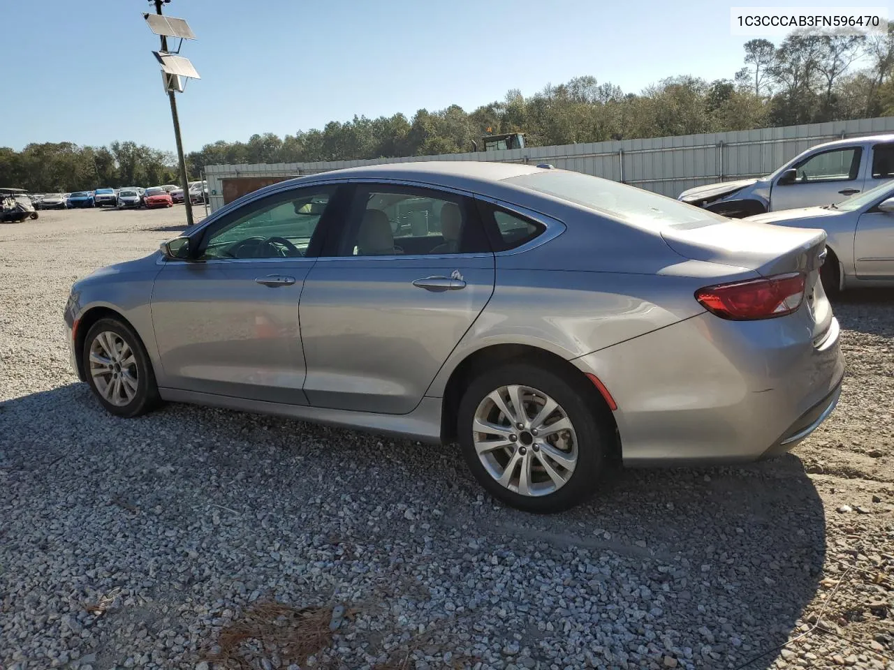 2015 Chrysler 200 Limited VIN: 1C3CCCAB3FN596470 Lot: 77232774