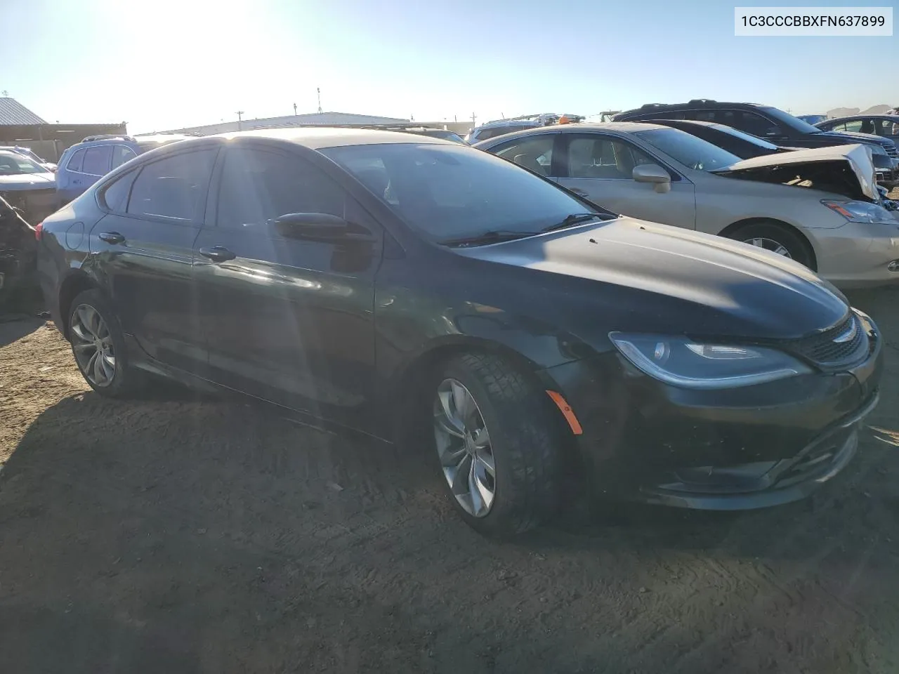 2015 Chrysler 200 S VIN: 1C3CCCBBXFN637899 Lot: 77432454