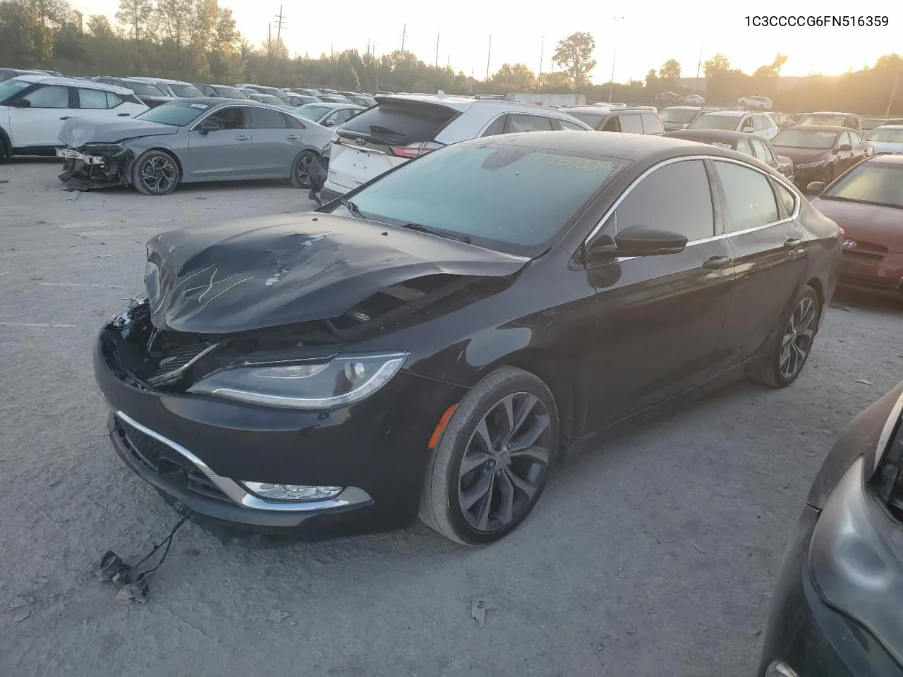 2015 Chrysler 200 C VIN: 1C3CCCCG6FN516359 Lot: 77570094