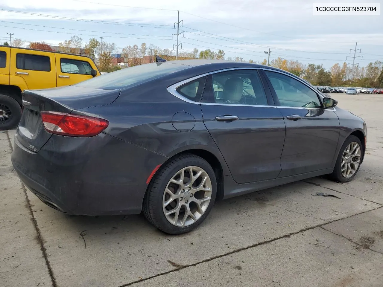 2015 Chrysler 200 C VIN: 1C3CCCEG3FN523704 Lot: 77609034