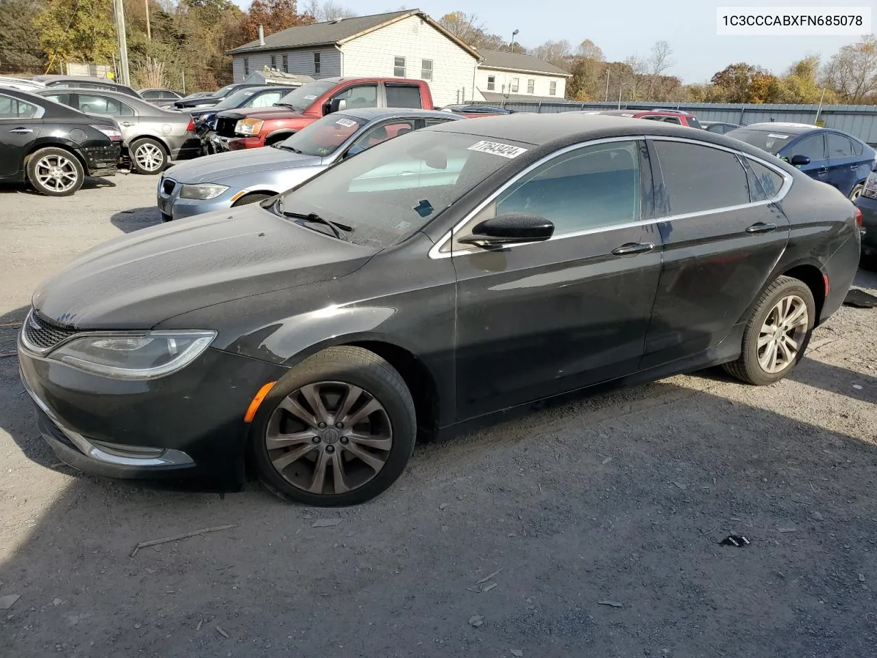 2015 Chrysler 200 Limited VIN: 1C3CCCABXFN685078 Lot: 77643424