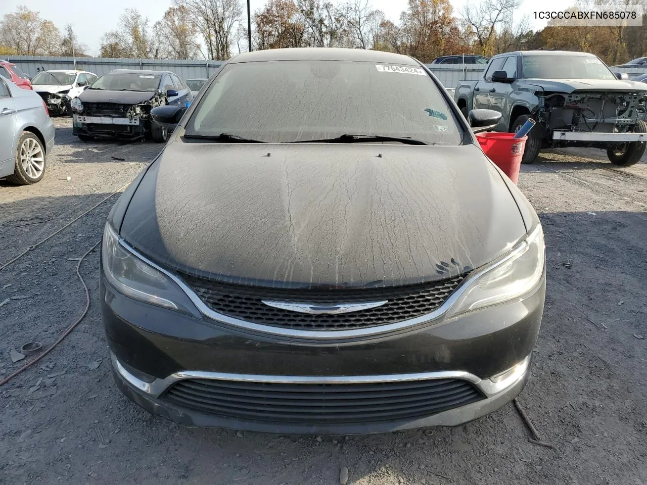 2015 Chrysler 200 Limited VIN: 1C3CCCABXFN685078 Lot: 77643424