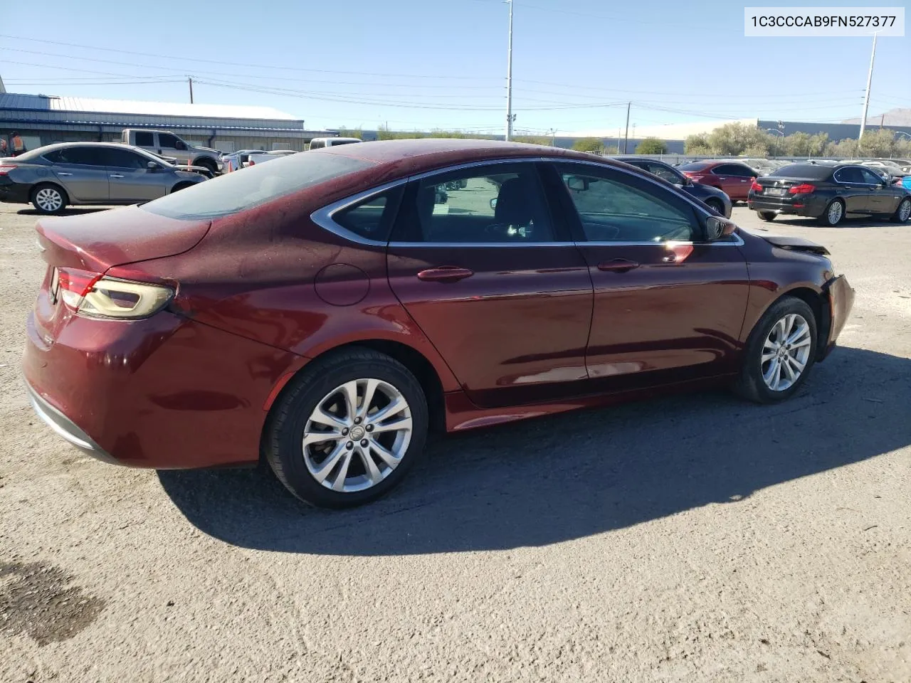 2015 Chrysler 200 Limited VIN: 1C3CCCAB9FN527377 Lot: 77687744