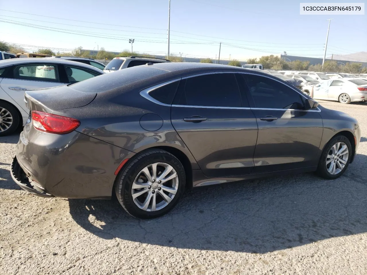 2015 Chrysler 200 Limited VIN: 1C3CCCAB3FN645179 Lot: 77894154