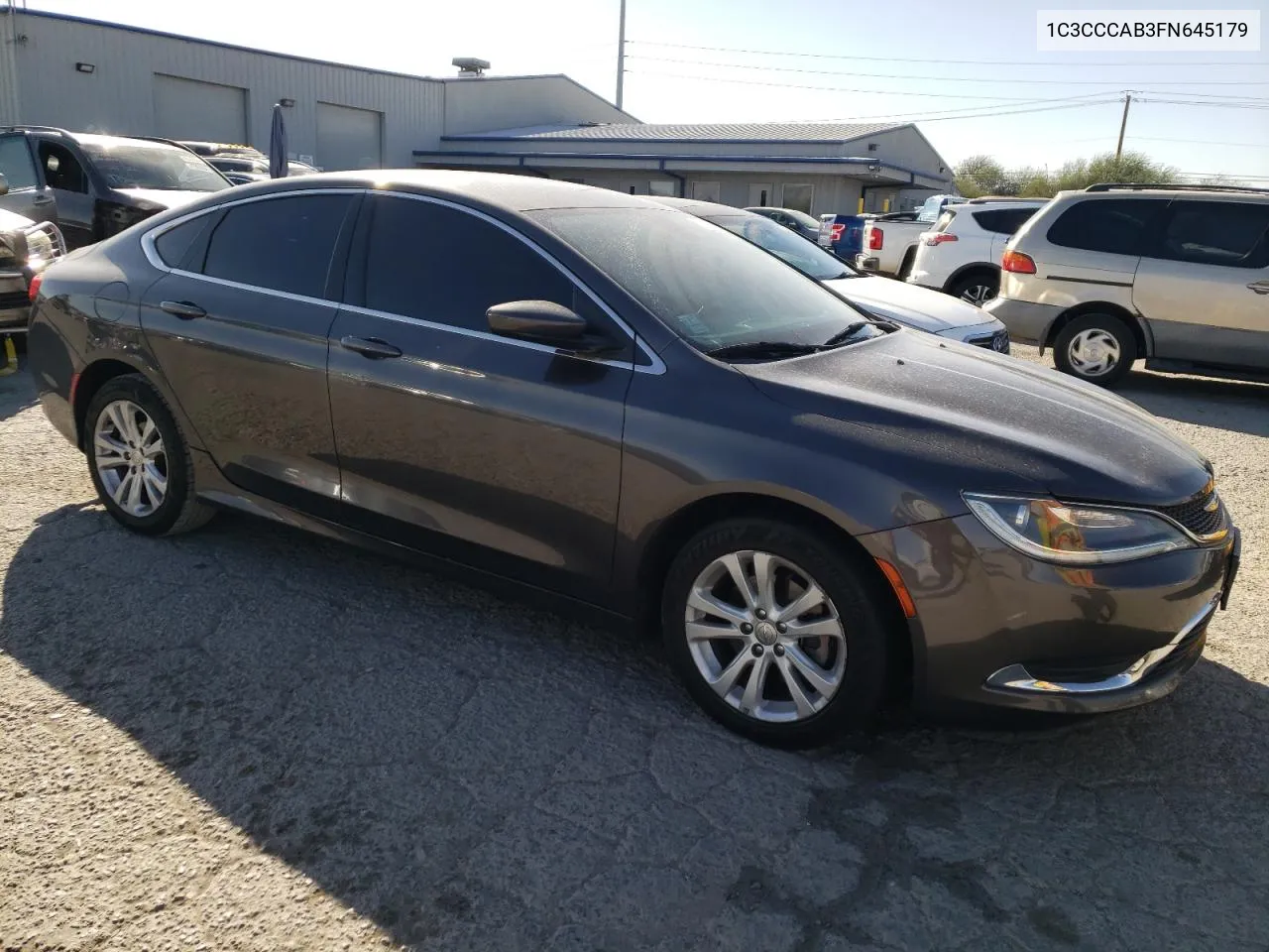 2015 Chrysler 200 Limited VIN: 1C3CCCAB3FN645179 Lot: 77894154