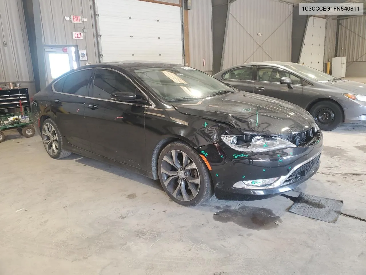 2015 Chrysler 200 C VIN: 1C3CCCEG1FN540811 Lot: 78044484