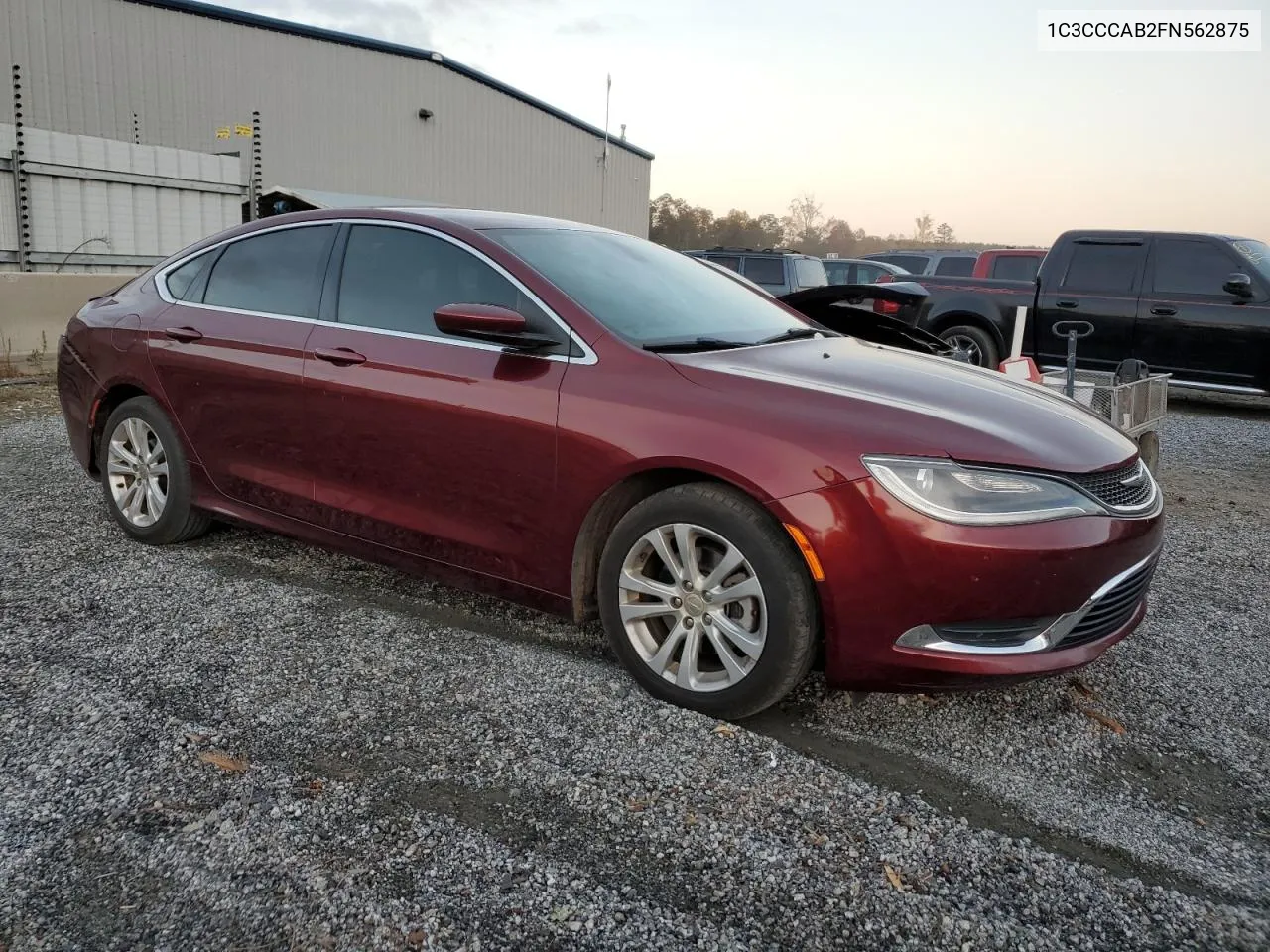 2015 Chrysler 200 Limited VIN: 1C3CCCAB2FN562875 Lot: 78057164