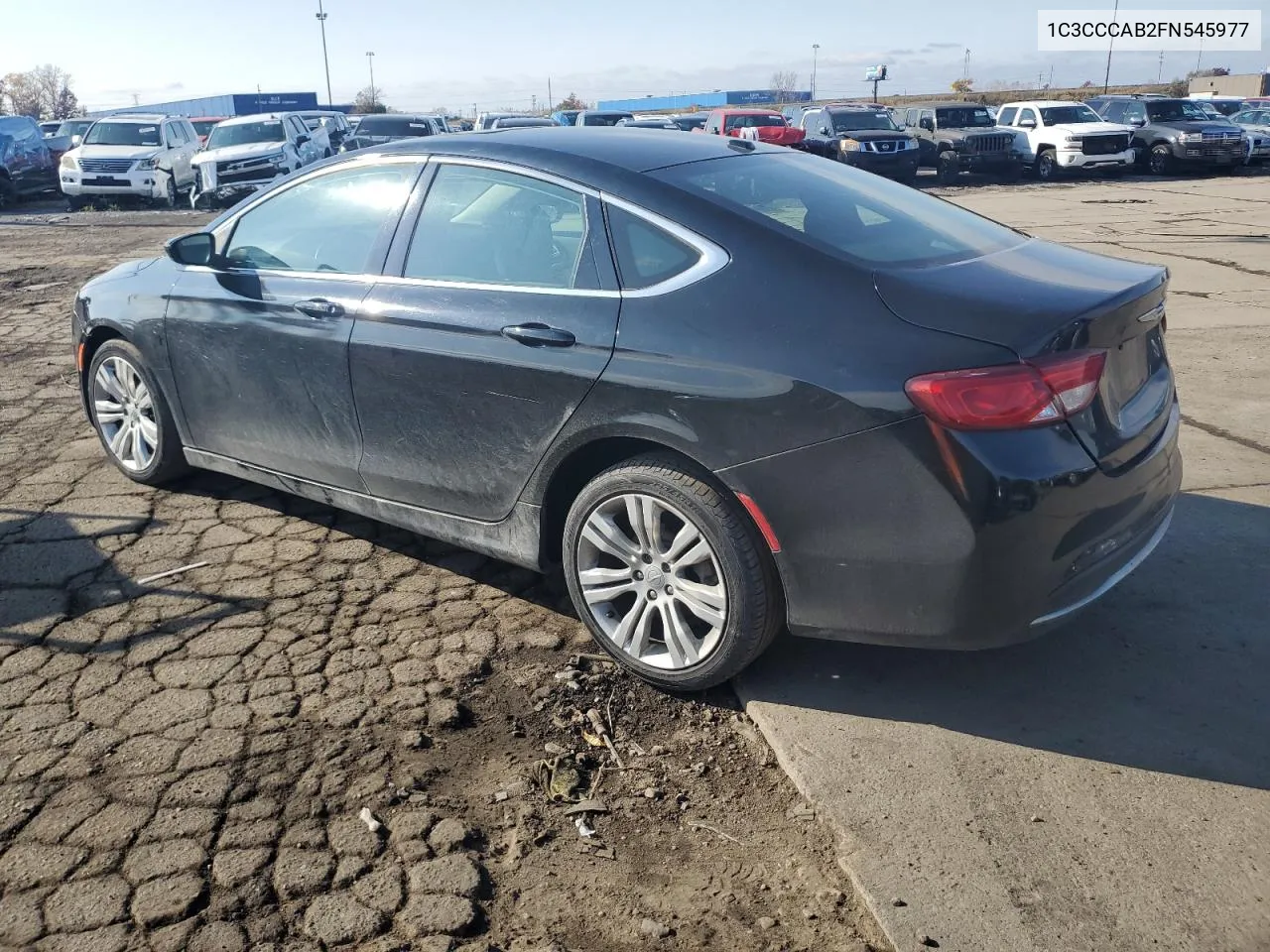 2015 Chrysler 200 Limited VIN: 1C3CCCAB2FN545977 Lot: 78204564