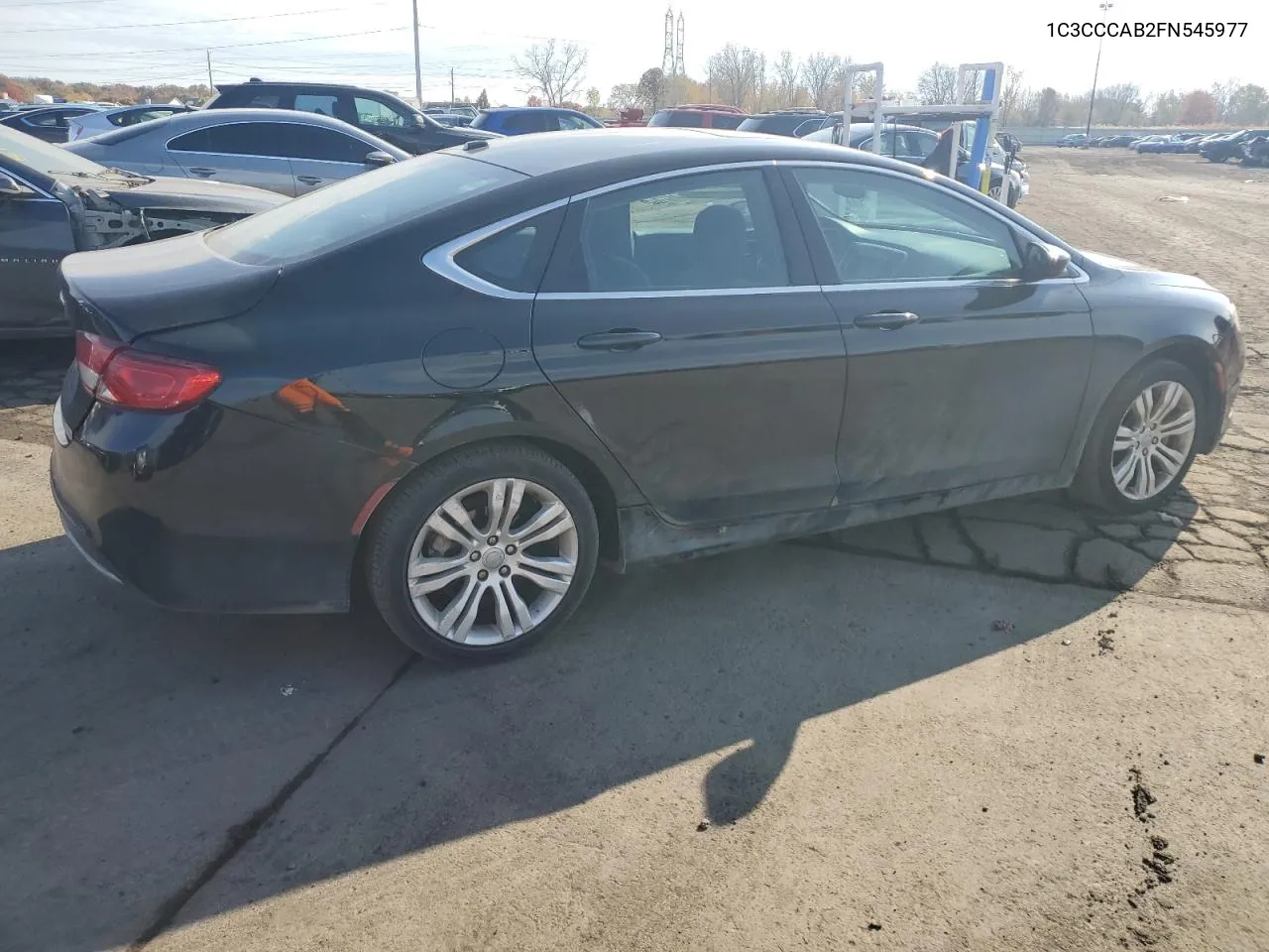 2015 Chrysler 200 Limited VIN: 1C3CCCAB2FN545977 Lot: 78204564