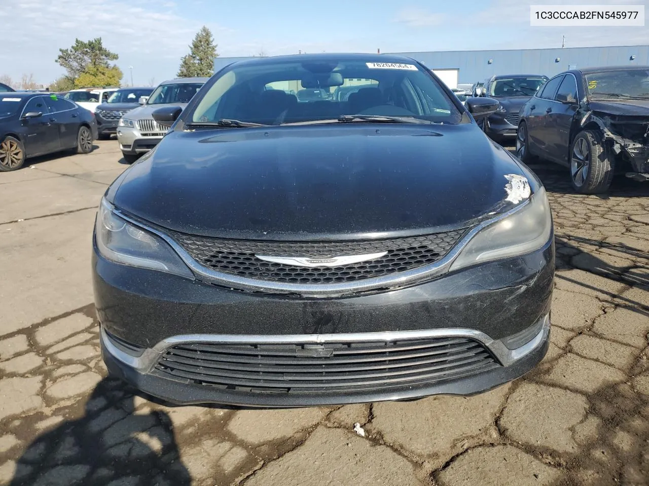 2015 Chrysler 200 Limited VIN: 1C3CCCAB2FN545977 Lot: 78204564