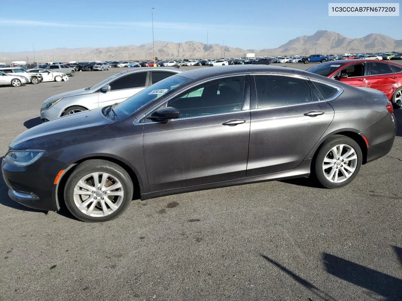 2015 Chrysler 200 Limited VIN: 1C3CCCAB7FN677200 Lot: 78204744