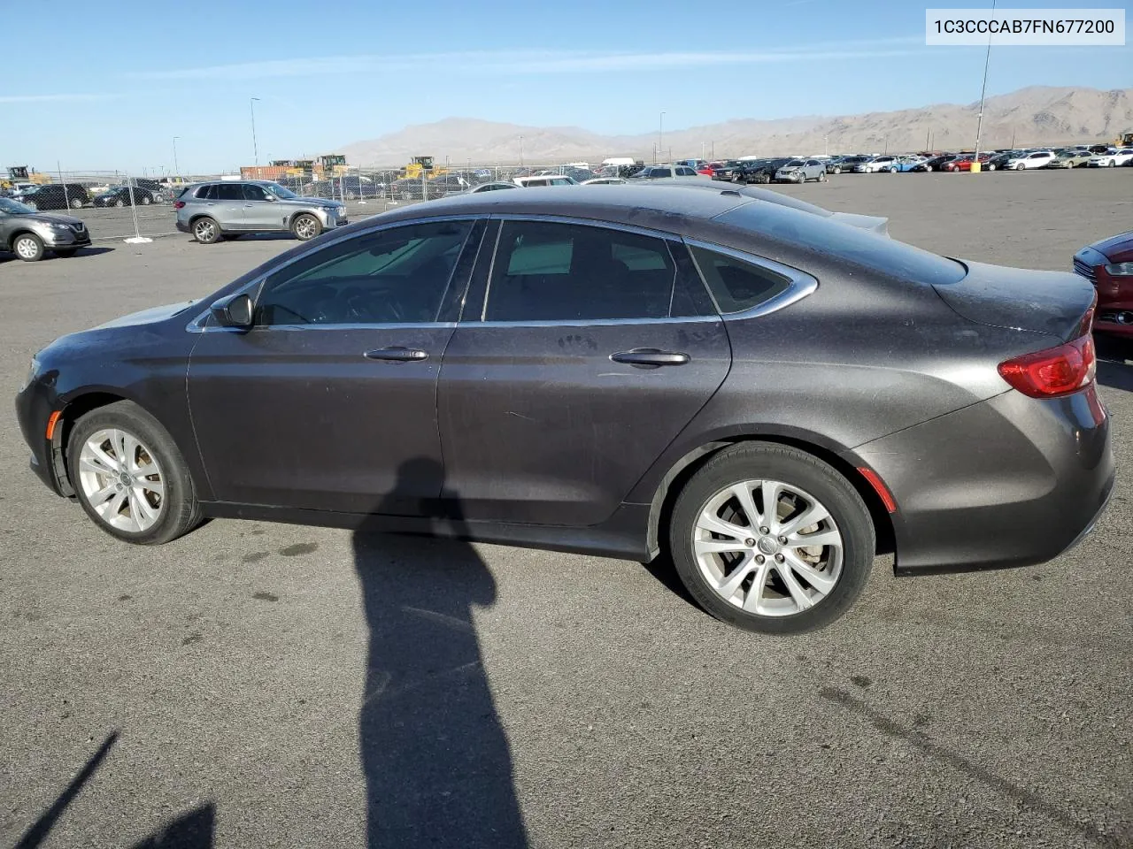 2015 Chrysler 200 Limited VIN: 1C3CCCAB7FN677200 Lot: 78204744