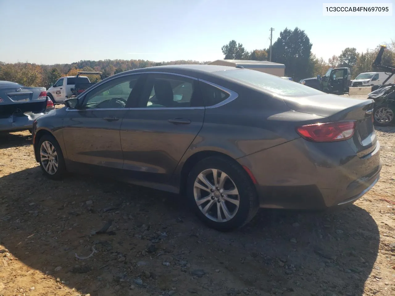 2015 Chrysler 200 Limited VIN: 1C3CCCAB4FN697095 Lot: 78446484