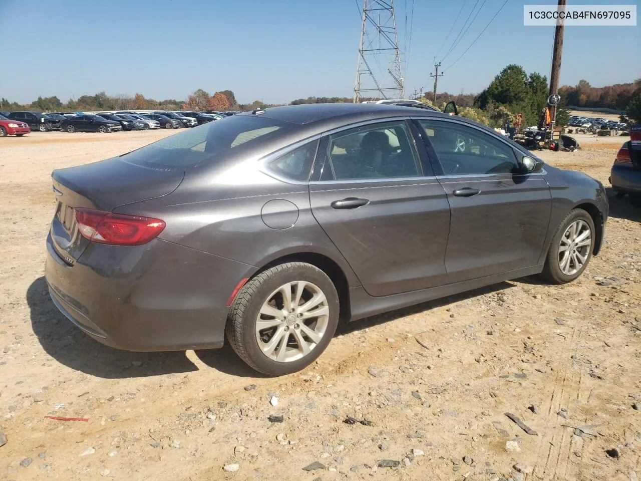 2015 Chrysler 200 Limited VIN: 1C3CCCAB4FN697095 Lot: 78446484