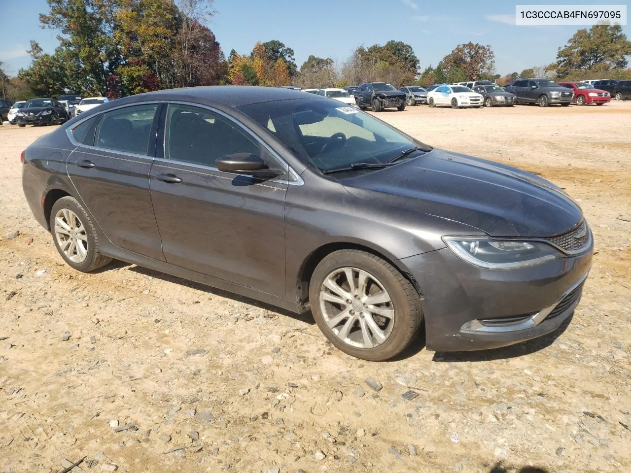 2015 Chrysler 200 Limited VIN: 1C3CCCAB4FN697095 Lot: 78446484