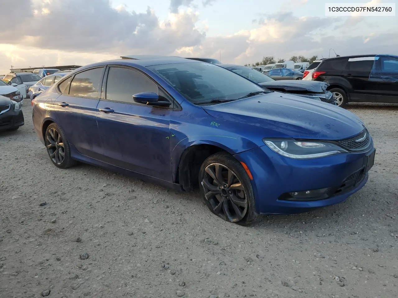 2015 Chrysler 200 S VIN: 1C3CCCDG7FN542760 Lot: 78516604