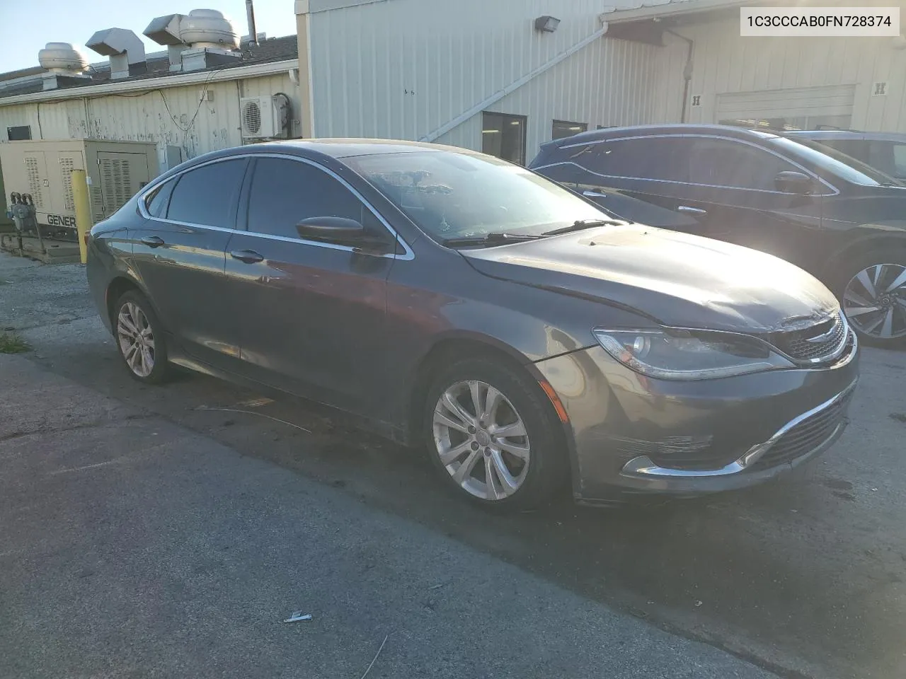 2015 Chrysler 200 Limited VIN: 1C3CCCAB0FN728374 Lot: 78571104