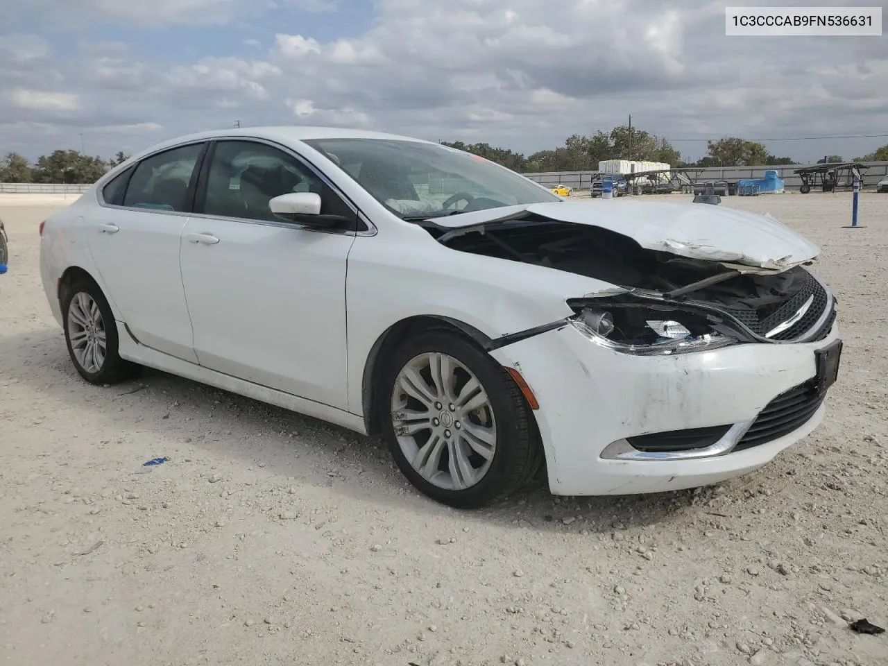 2015 Chrysler 200 Limited VIN: 1C3CCCAB9FN536631 Lot: 78632374