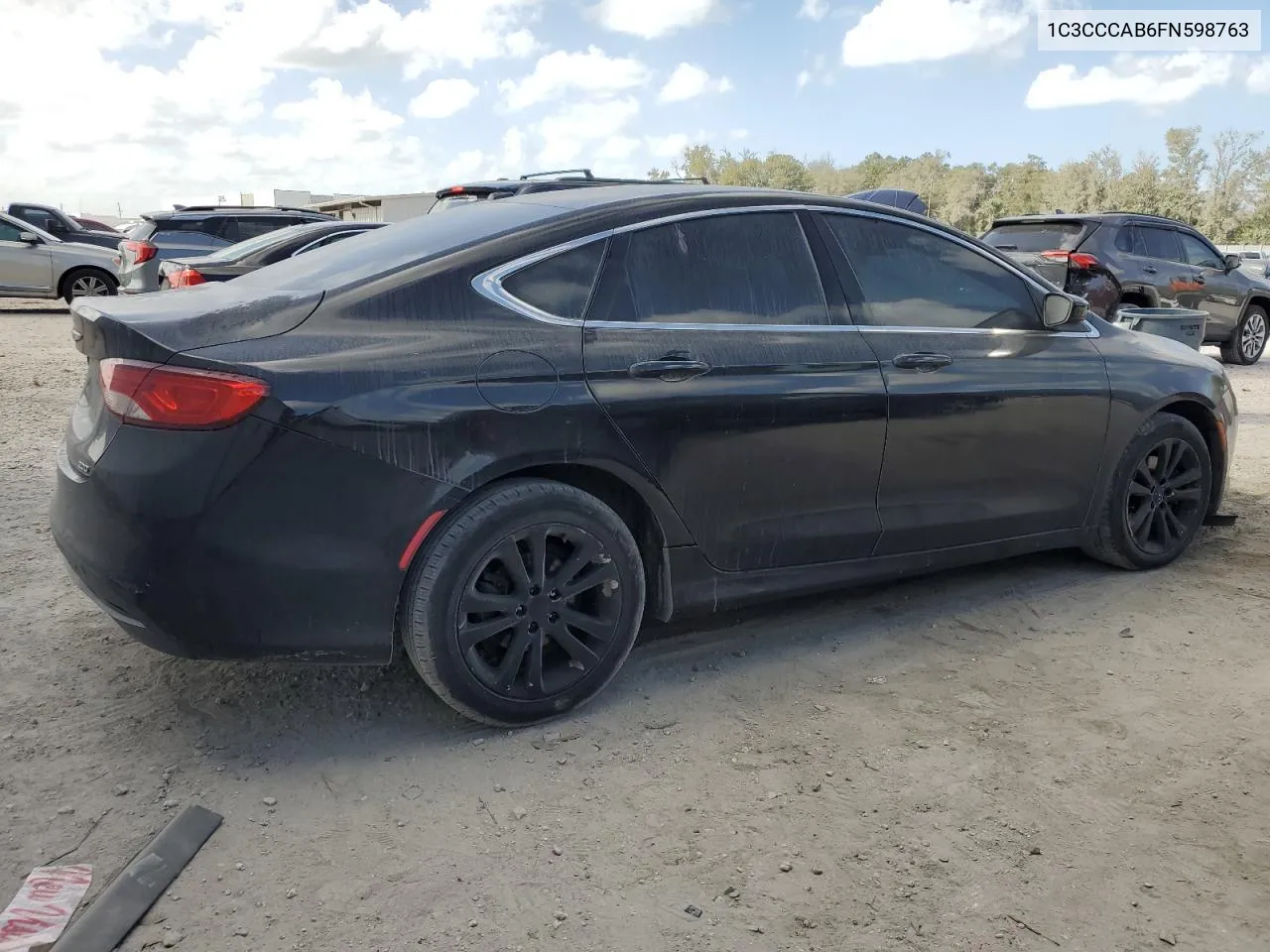 2015 Chrysler 200 Limited VIN: 1C3CCCAB6FN598763 Lot: 78702914