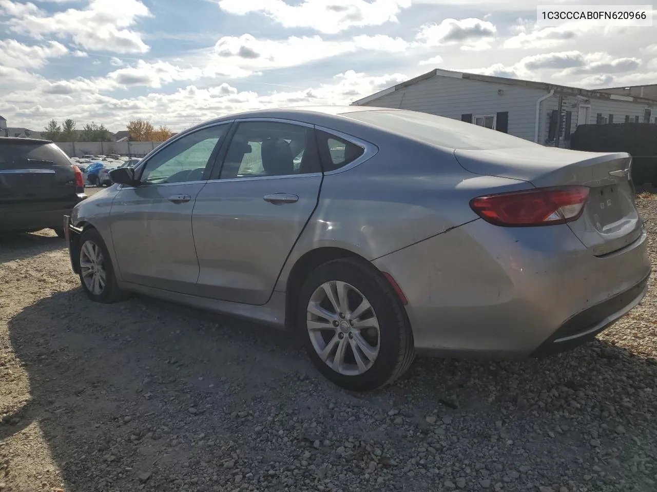 2015 Chrysler 200 Limited VIN: 1C3CCCAB0FN620966 Lot: 79005104