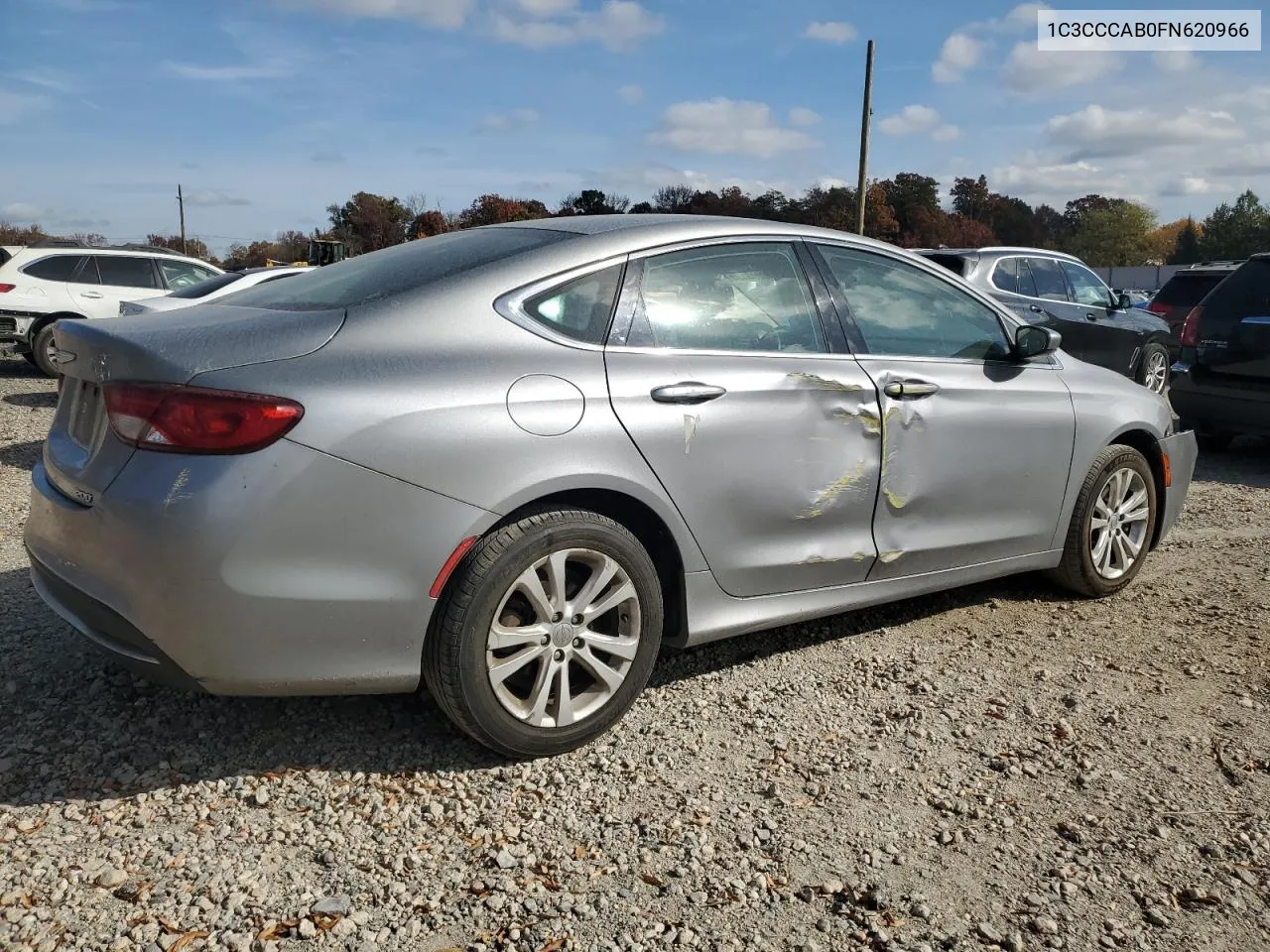 2015 Chrysler 200 Limited VIN: 1C3CCCAB0FN620966 Lot: 79005104