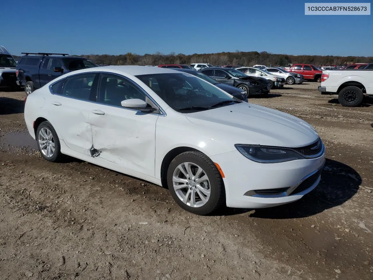 2015 Chrysler 200 Limited VIN: 1C3CCCAB7FN528673 Lot: 79663674