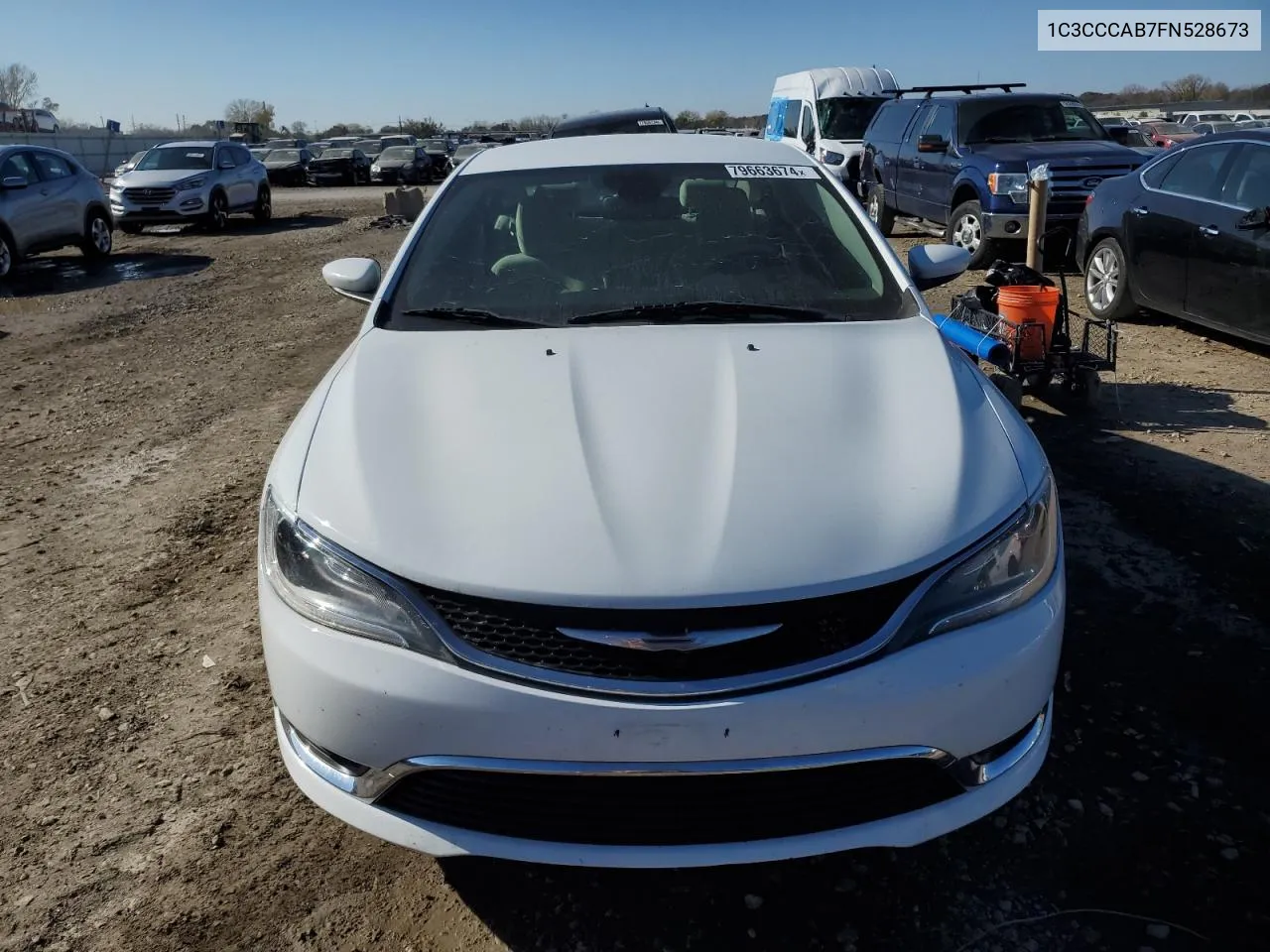 2015 Chrysler 200 Limited VIN: 1C3CCCAB7FN528673 Lot: 79663674