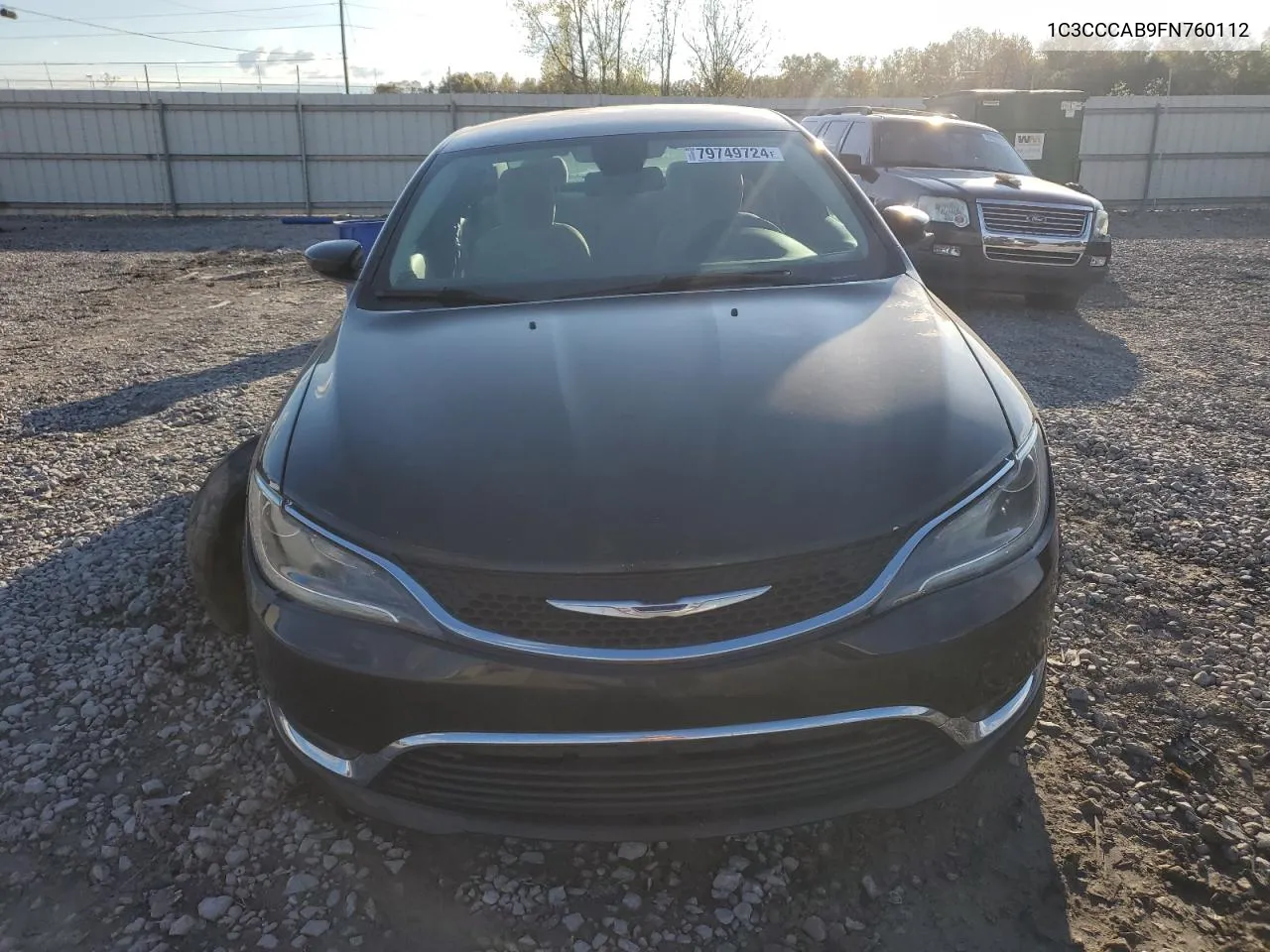 2015 Chrysler 200 Limited VIN: 1C3CCCAB9FN760112 Lot: 79749724