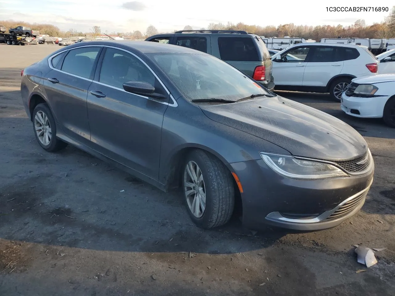 2015 Chrysler 200 Limited VIN: 1C3CCCAB2FN716890 Lot: 79854954