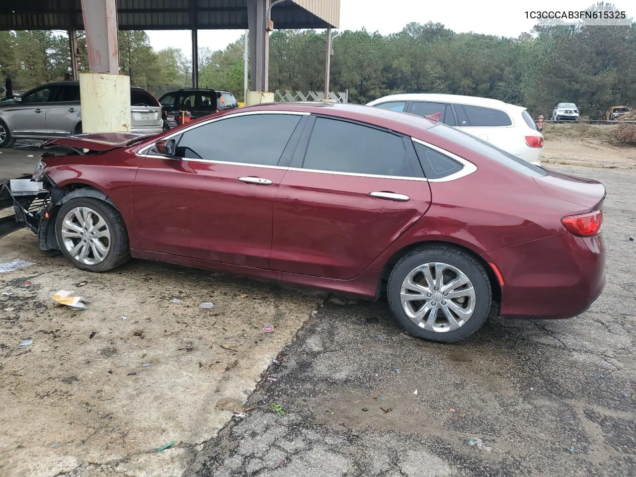 2015 Chrysler 200 Limited VIN: 1C3CCCAB3FN615325 Lot: 80010774