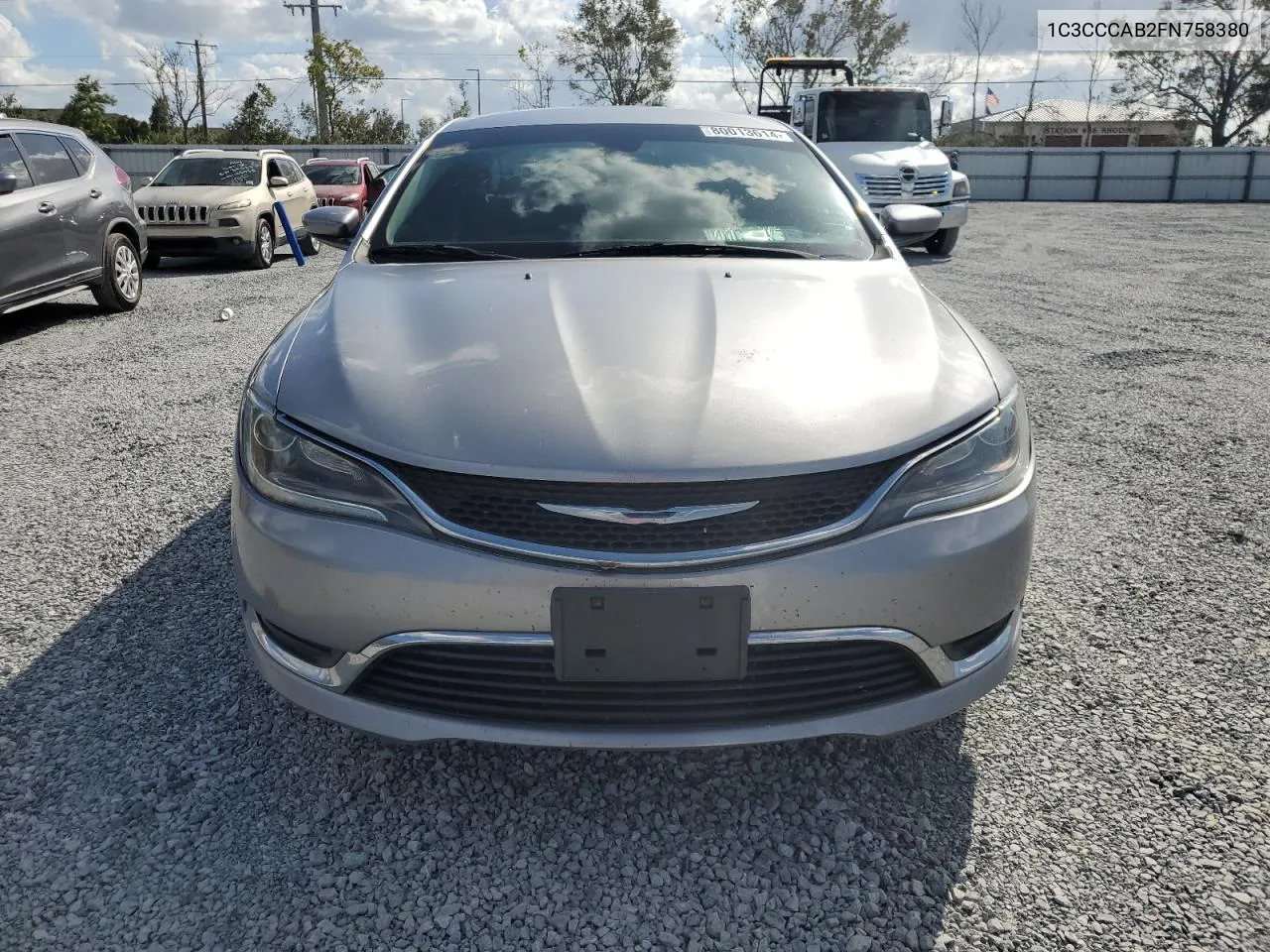 1C3CCCAB2FN758380 2015 Chrysler 200 Limited