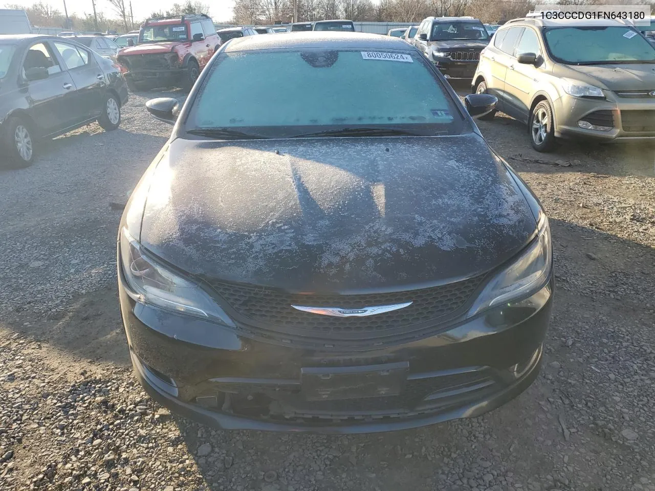 2015 Chrysler 200 S VIN: 1C3CCCDG1FN643180 Lot: 80050624