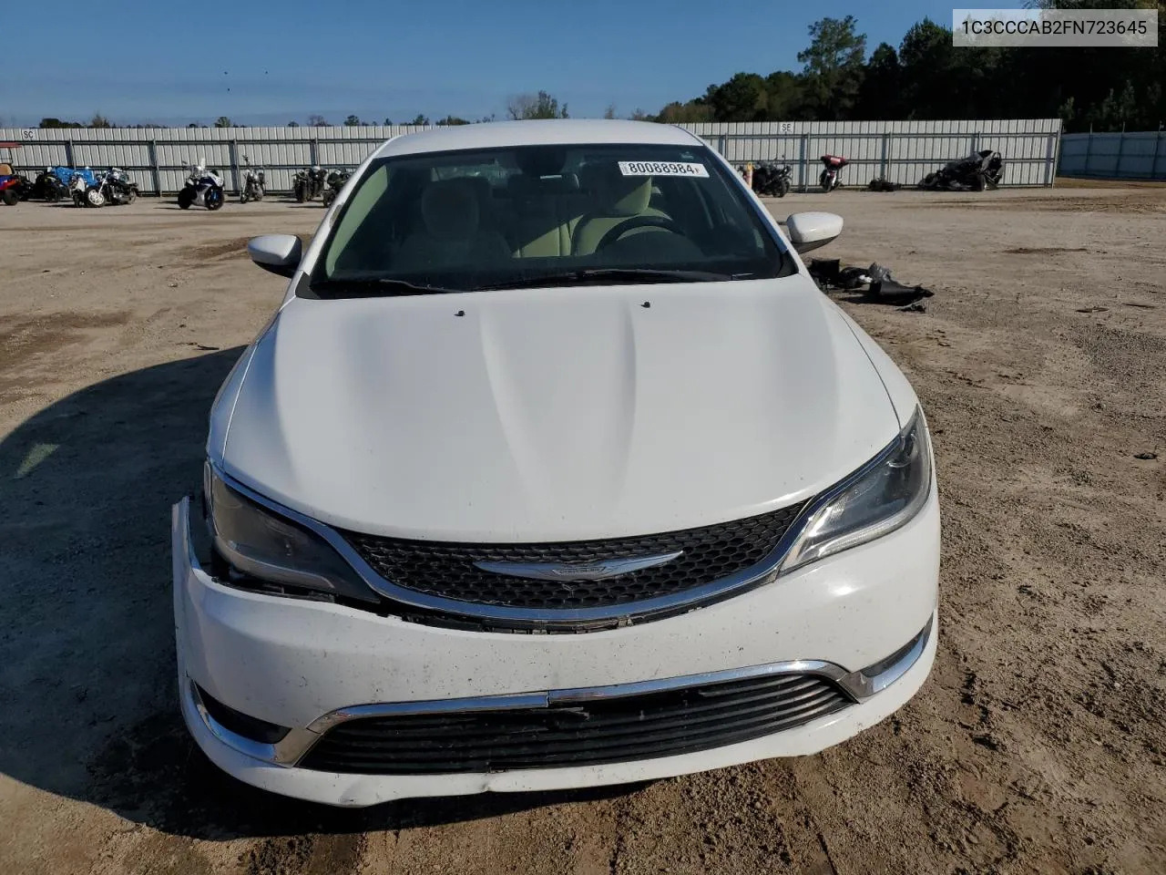 2015 Chrysler 200 Limited VIN: 1C3CCCAB2FN723645 Lot: 80088984