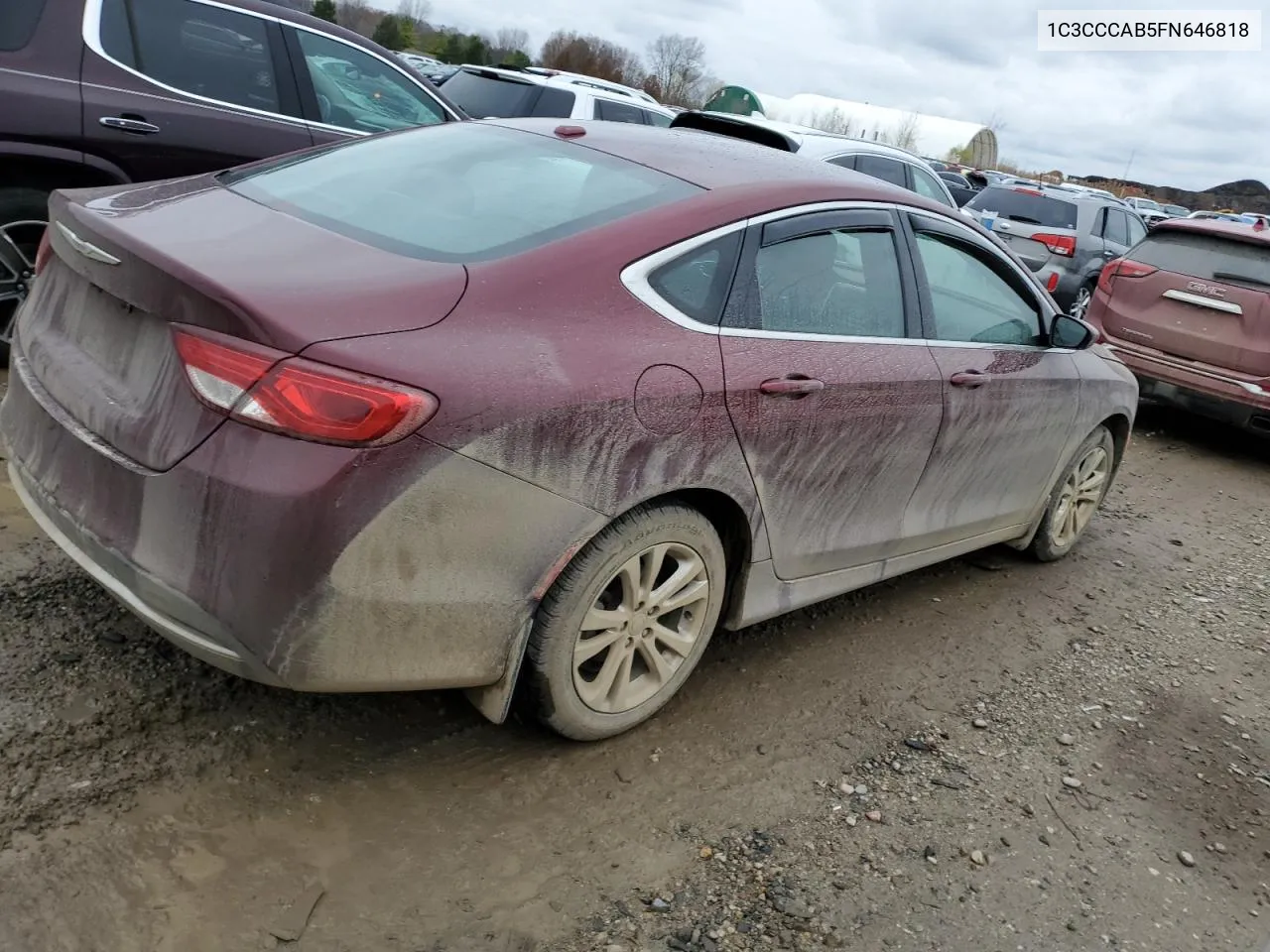 2015 Chrysler 200 Limited VIN: 1C3CCCAB5FN646818 Lot: 80469284