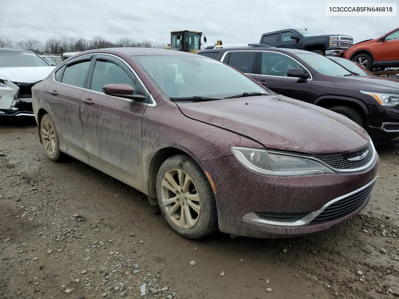 2015 Chrysler 200 Limited VIN: 1C3CCCAB5FN646818 Lot: 80469284