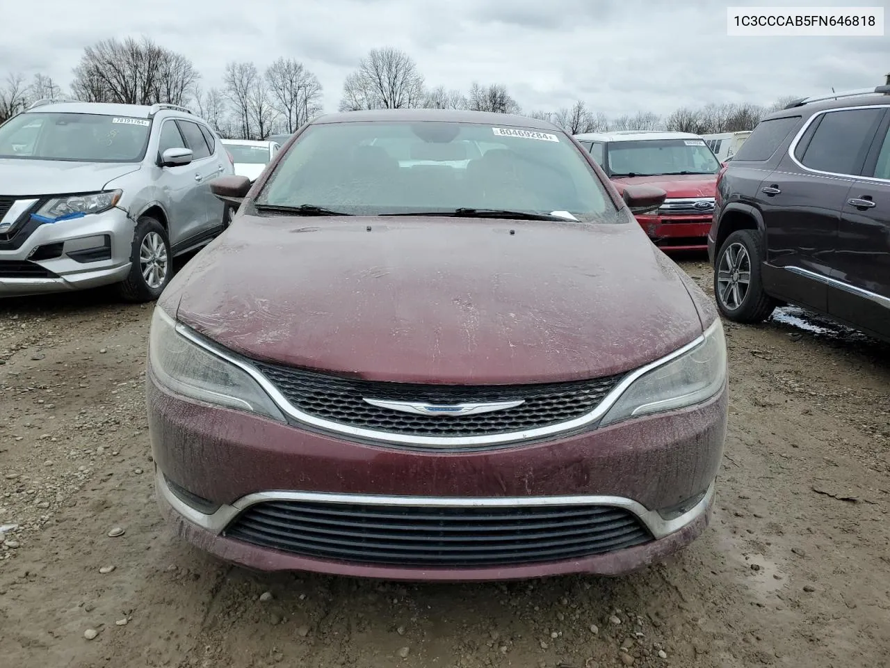 2015 Chrysler 200 Limited VIN: 1C3CCCAB5FN646818 Lot: 80469284