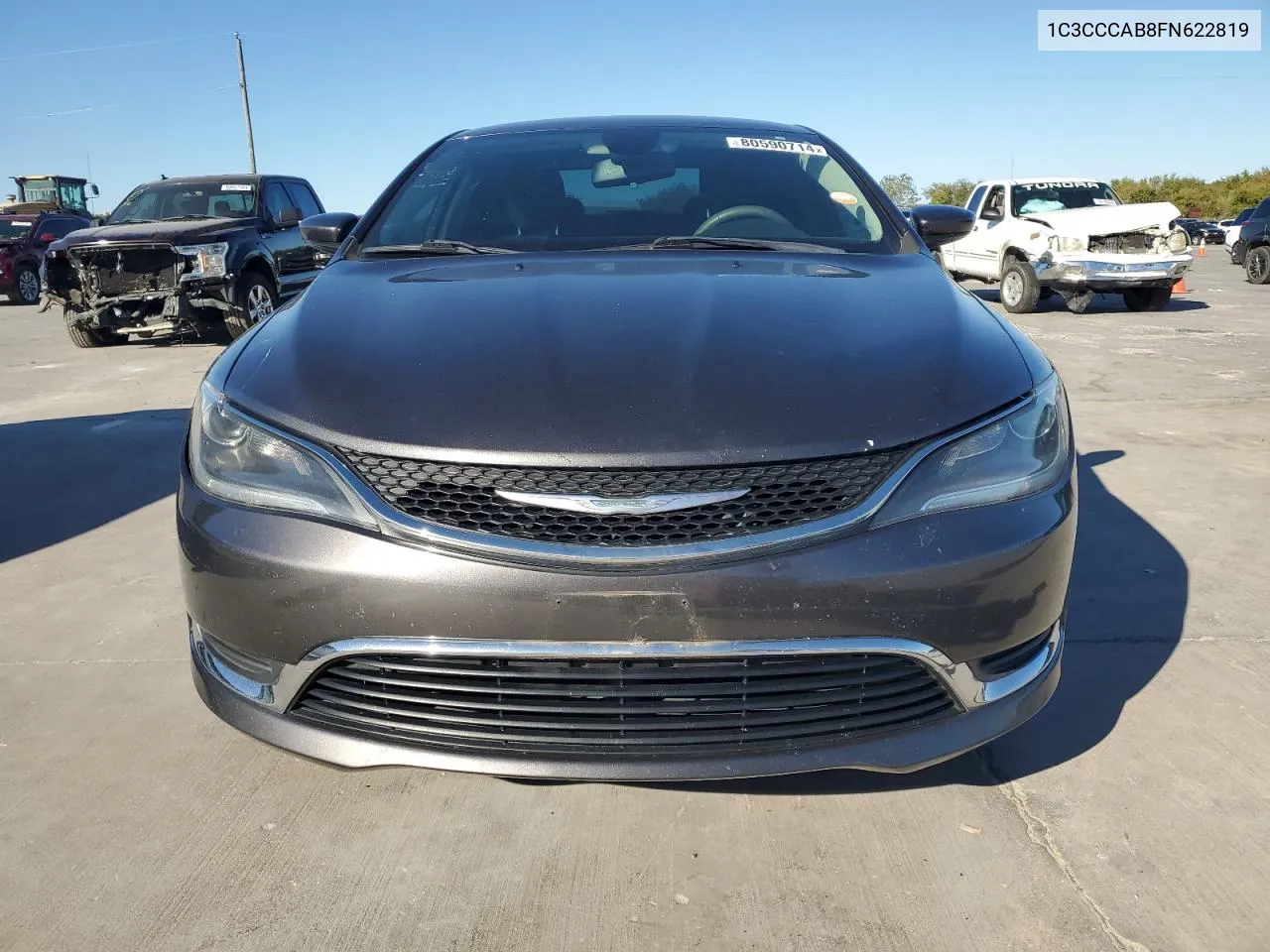 2015 Chrysler 200 Limited VIN: 1C3CCCAB8FN622819 Lot: 80590714