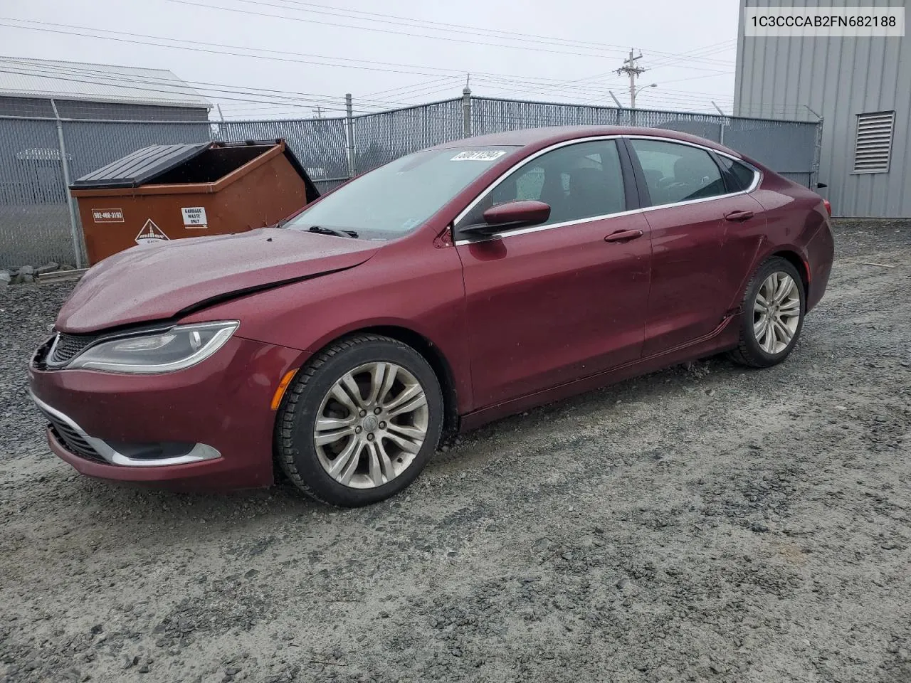 2015 Chrysler 200 Limited VIN: 1C3CCCAB2FN682188 Lot: 80611294