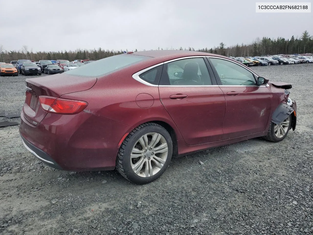 2015 Chrysler 200 Limited VIN: 1C3CCCAB2FN682188 Lot: 80611294