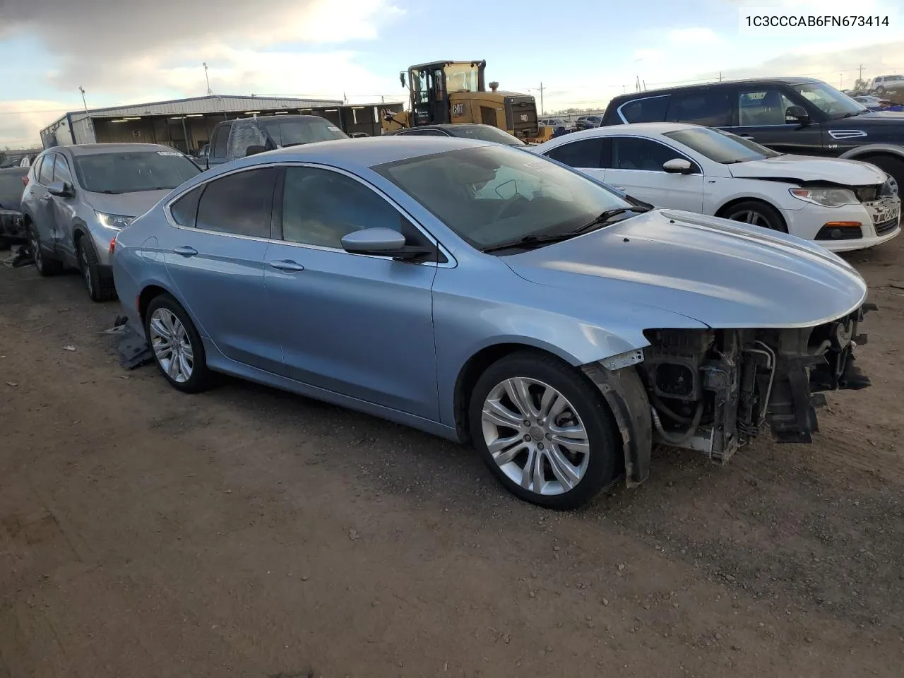 2015 Chrysler 200 Limited VIN: 1C3CCCAB6FN673414 Lot: 80962034