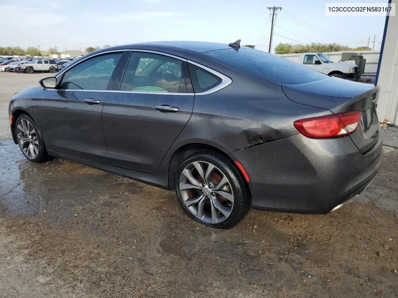 2015 Chrysler 200 C VIN: 1C3CCCCG2FN583167 Lot: 81290724