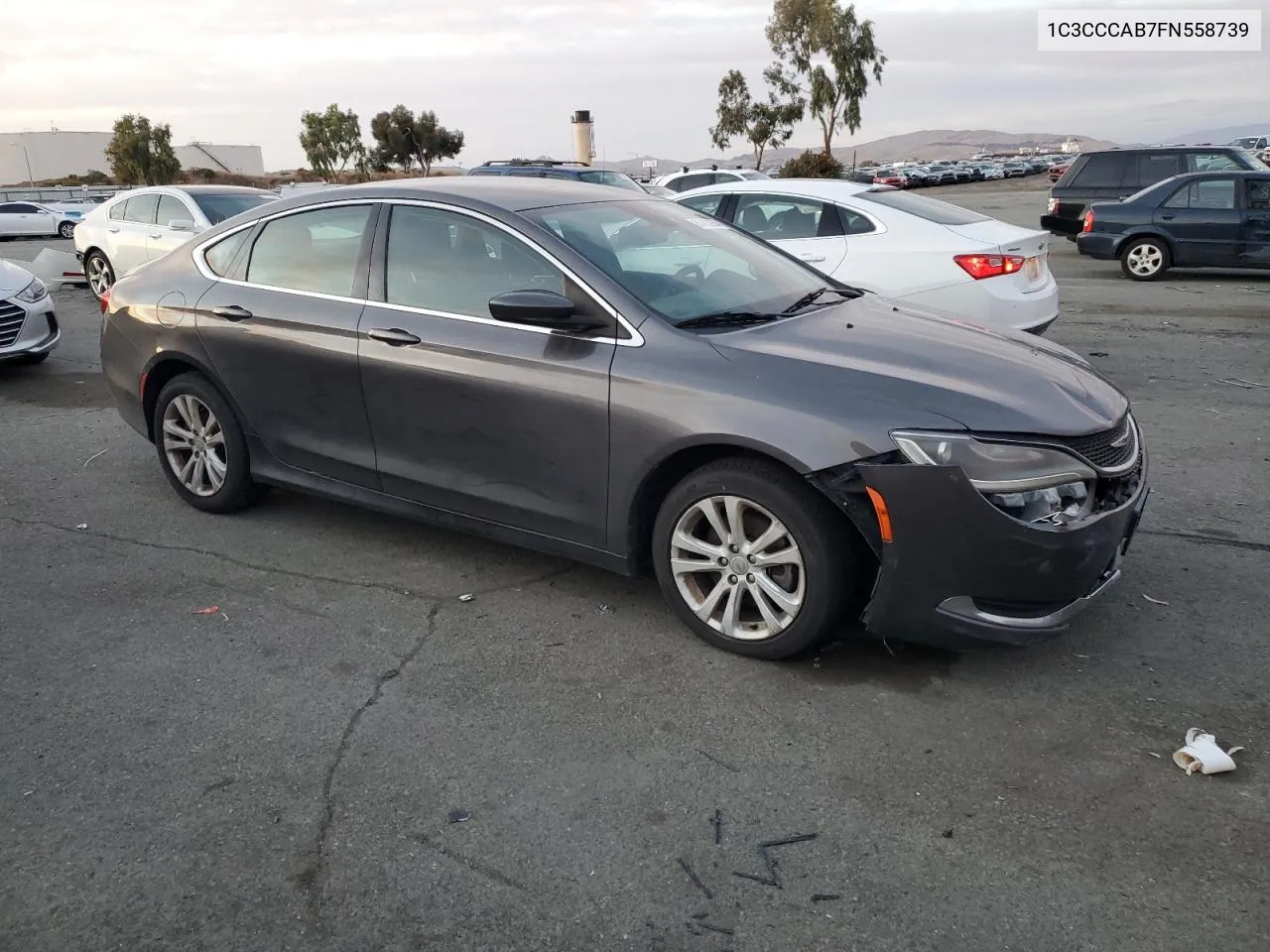 2015 Chrysler 200 Limited VIN: 1C3CCCAB7FN558739 Lot: 81453954