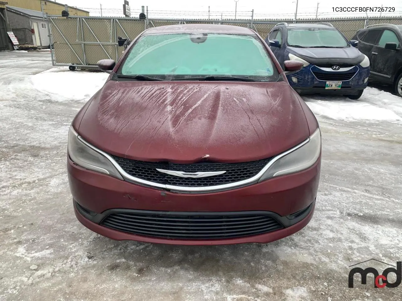 1C3CCCFB0FN726729 2015 Chrysler 200 Lx